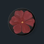 Aimant Deep Crimson Moody Bloom Glossy Dark Botanical Flo<br><div class="desc">Embrace the drama of nature with this deep crimson bloom. This striking digital illustration features a bold red flower with a high-gloss, almost porcelain finish, set against a deep, moody background. Perfect for lovers of dark botanical art, gothic garden aesthetics, and moody floral decor. This piece captures a sense of...</div>
