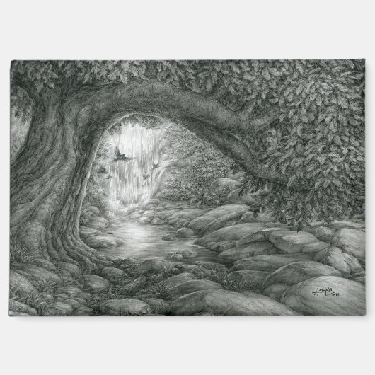 Aimant Deep Forest Oasis (Recto)