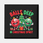 Aimant Deep In Christmas Srit Funny Ornament (Devant)