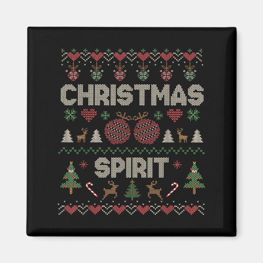 Aimant Deep In The Christmas Srit Couple Matching Christm (Devant)