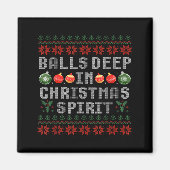 Aimant Deep In The Christmas Srit Matching Couples Ugly (Devant)