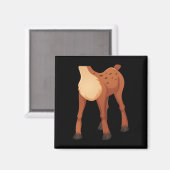 Aimant Deer Lazy sans tête do-it-yourself Costume d'Hallo (Recto/Verso)