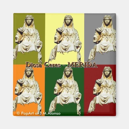 Aimant Déesse Ceres (Devant)