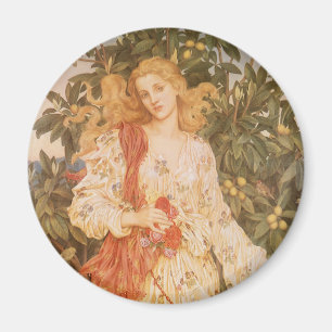 Aimant Déesse des fleurs, Flora de Morgan