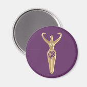 Aimant Déesse en spirale (Recto/Verso)