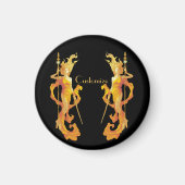 Aimant Déesse guerrière d'or Thunder_Cove (Devant)