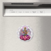 Aimant Déesse Lakshmi mandala (In Situ (Lave-vaisselle))