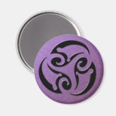 Aimant Déesse Tribal3- Violet (Recto/Verso)