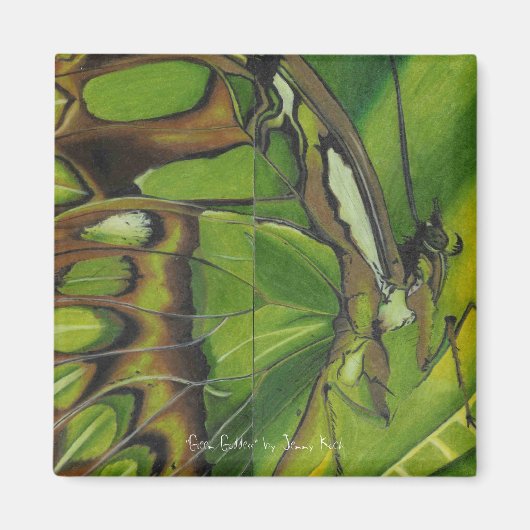 Aimant "Déesse verte" par Jenny Koch (Devant)