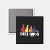 Aimant Deez Nuts Électricien Pour Hommes Femmes (Recto/Verso)