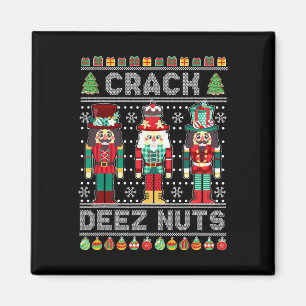 Aimant Deez Nuts Nutcracker Fun Vilain Noël