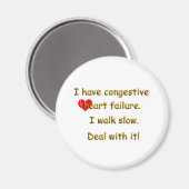 Aimant Défaillance cardiaque congestive (Recto/Verso)