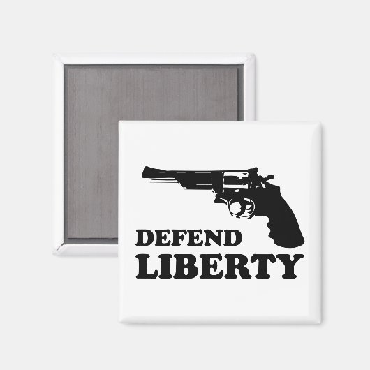 Aimant Défendre la liberté (Recto/Verso)