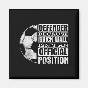 Aimant Défenseur Position Mur De Briques Sports Footll Ll