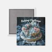 Aimant Défi de cuisson accepté (Recto/Verso)