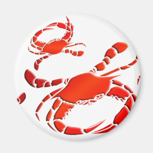 Aimant Défilé rouge de crabes