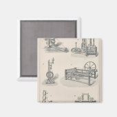 Aimant Défilement de coton I (Recto/Verso)