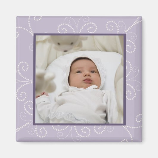 Aimant Défiler l'aimant (lavande) (Devant)