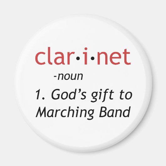 Aimant Définition de Clarinet (Devant)