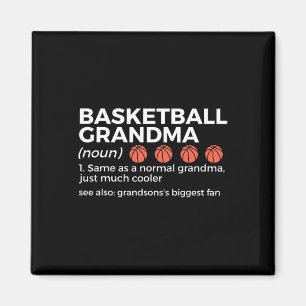 Aimant Définition de grand-mère de basket Le plus grand F