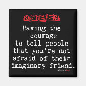 Aimant Définition de l'athéisme (Devant)