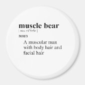 AIMANT DÉFINITION DE L'OURS MUSCULAIRE (Devant)