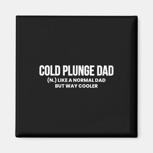 Aimant Définition de papa plongée froide Ice Th Fête des (Devant)