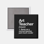 Aimant Définition de professeur d'art drôle Byck pour la (Recto/Verso)