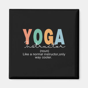 Aimant Définition de professeur de yoga Normal seulement