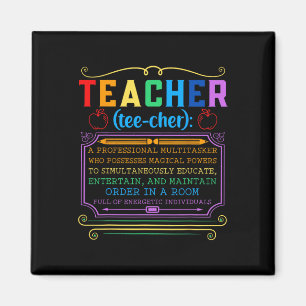 Aimant Définition d'enseignant - Professeur d'école drôle