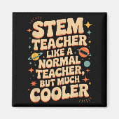 Aimant Définition d'enseignant STEM drôle Science Math Te (Devant)