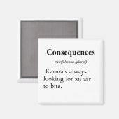 Aimant Définition des conséquences (Recto/Verso)