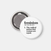 Aimant Définition du féminisme (Recto/Verso)