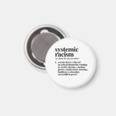 Aimant Définition du racisme systémique (Recto/Verso)
