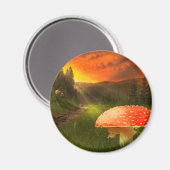 Aimant Définition du soleil d'automne. (Recto/Verso)