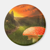 Aimant Définition du soleil d'automne. (Devant)