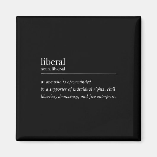 Aimant Définition libérale (Devant)