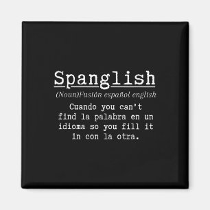Aimant Définition Spanglish Professeur d'espagnol drôle b