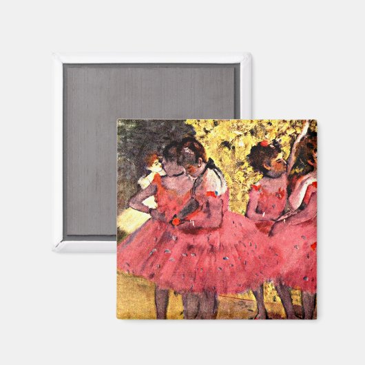 Aimant Degas - Les Danseurs Roses (Recto/Verso)