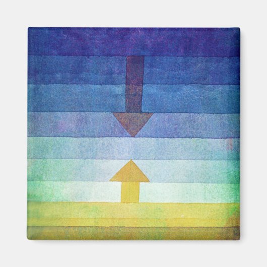 Aimant Dégradé avec flèche, Paul Klee (Devant)
