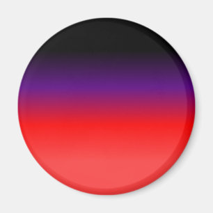 Aimant Dégradé noir, pourpre et rouge