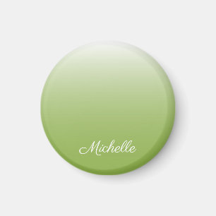 Aimant dégradé personnalisé vert vert foncé
