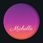 Aimant dégradé violet, rose et orange foncé<br><div class="desc">dégradé violet, rose et orange foncé</div>