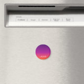 Aimant dégradé violet, rose et orange foncé (In Situ (Lave-vaisselle))