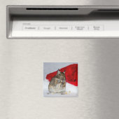 Aimant Degu avec le Festival Santa Hat (In Situ (Lave-vaisselle))