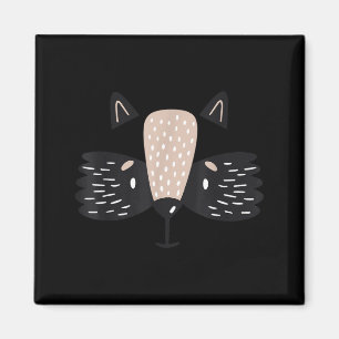 Aimant Déguisement Halloween Bébé Animal Mignon Visage Ra