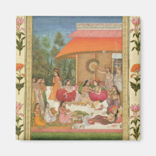 Aimant Dégustation féminine, du Petit Album Clive