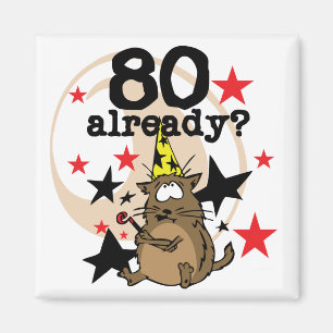 Aimant Déjà anniversaire 80