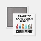 Aimant Déjeuner Cafétéria Cafétéria Service de restaurati (Recto/Verso)