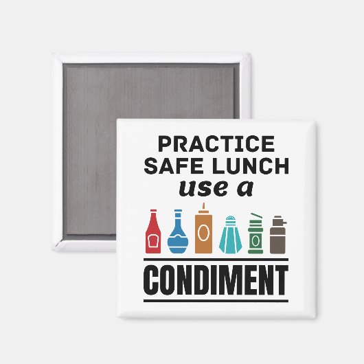 Aimant Déjeuner Cafétéria Cafétéria Service de restaurati (Recto/Verso)